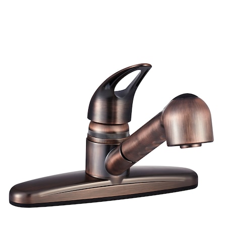 Dura Faucet NON-METALLIC PULL-OUT RV KITCHEN FAUCET - OIL RUBBED BRONZE DF-PK100-ORB
